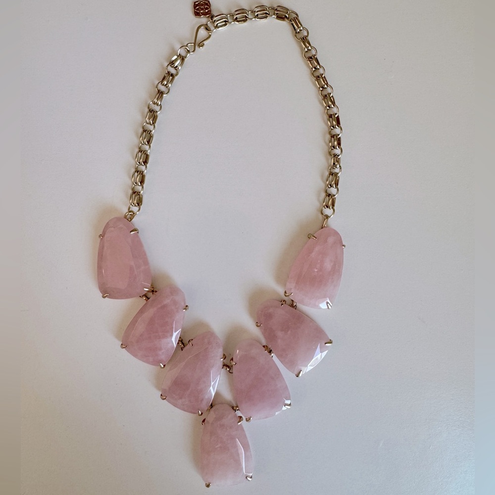 Kendra Scott Rare Rose Harlow Statement Necklace
